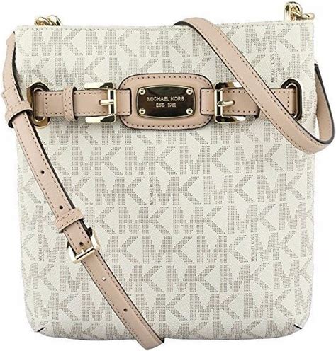 michael kors hamilton vanilla crossbody|Amazon.com: Michael Kors Hamilton Handbags.